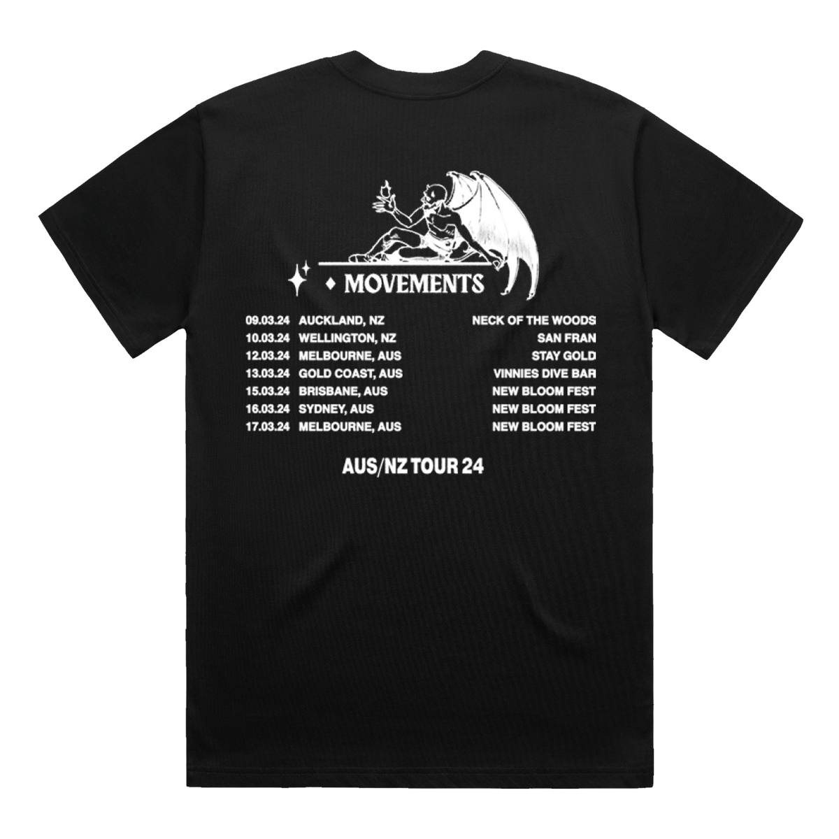 Movements "Devil Tour" TShirt Imprint Merch