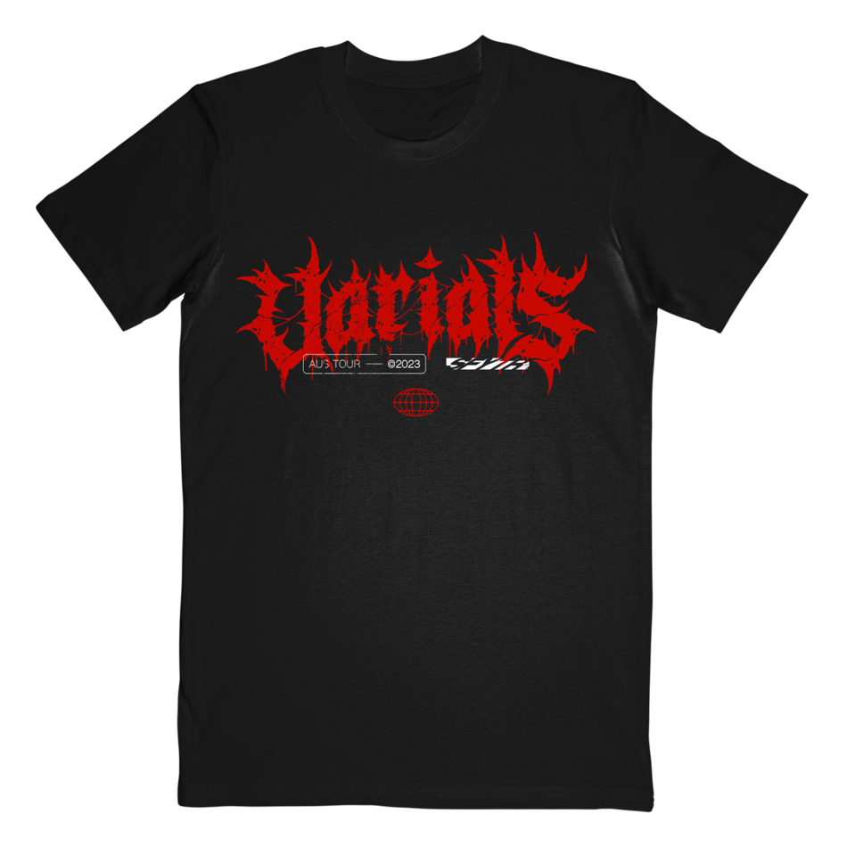 Varials Australian Tour T Shirt Imprint Merch